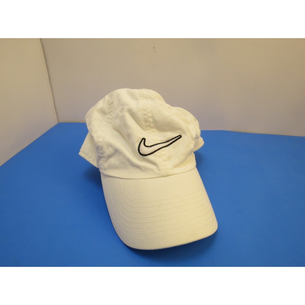 Nike Heritage 86 Womens Adjustable Hat Cap White Swoosh 1Size